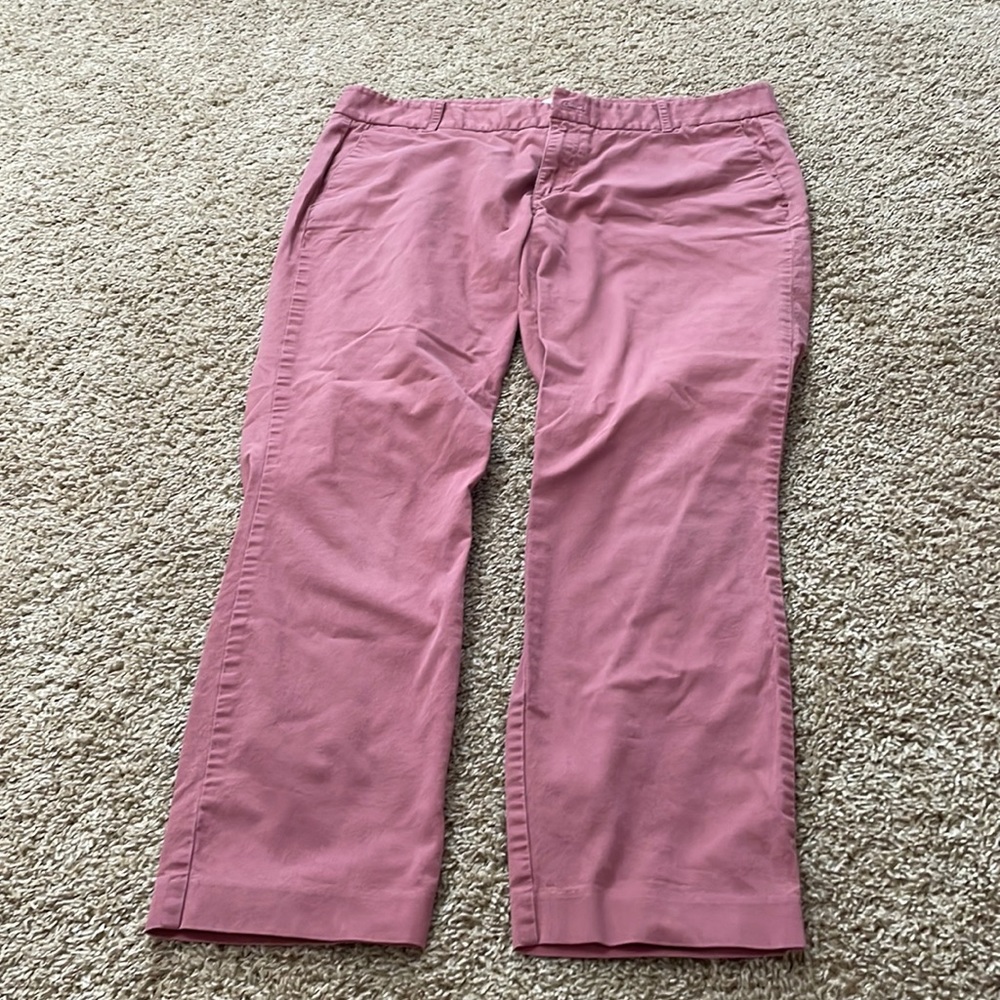 pink j. crew jeans